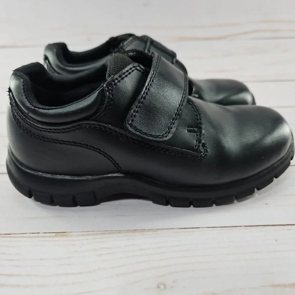 Smart Fit Black Toddler Boys Dress‎ Shoe Size 12.5 Strap Skid Resistant